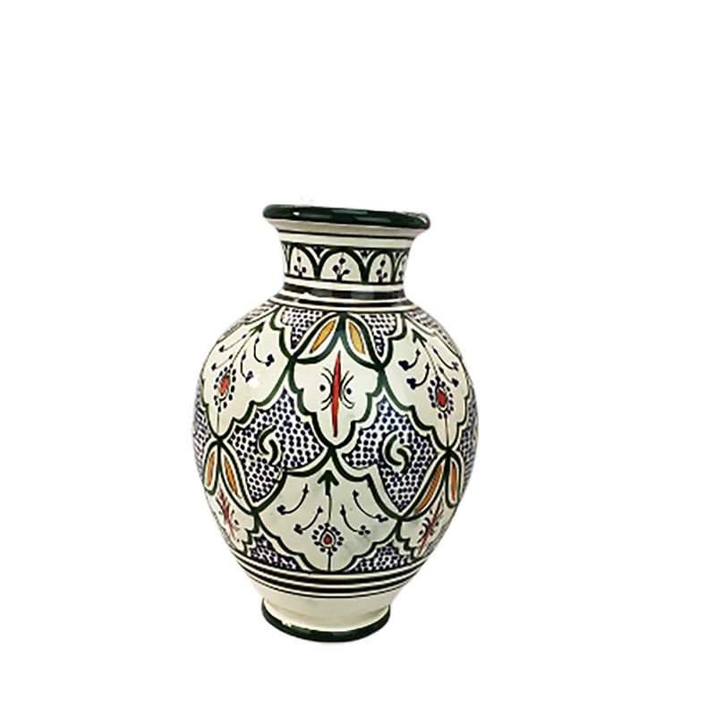 Vaso marocchino in ceramica dipinta a mano